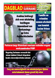 Dagblad Suriname woensdag 3 juli 2024