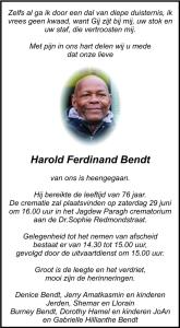Harold Ferdinand Bendt