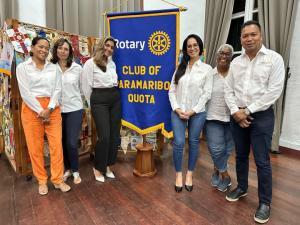 Rotary Club of Paramaribo Quota heeft Nieuw Bestuur