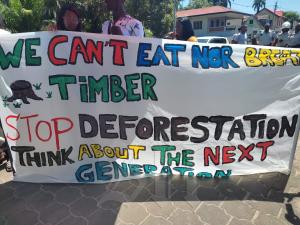 Samaccaners dienen petitie in tegen houtkap in hun gebied
