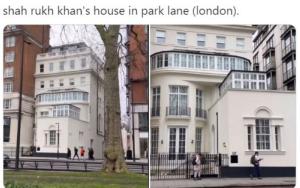 Shah Rukh Khan’s huis in Londen gaat viraal