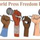 Wereldwijd viering World Press Freedom Day