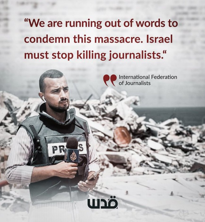 Internationale Federatie van Journalisten: “Israël moet stoppen met het Doden van Journaliste