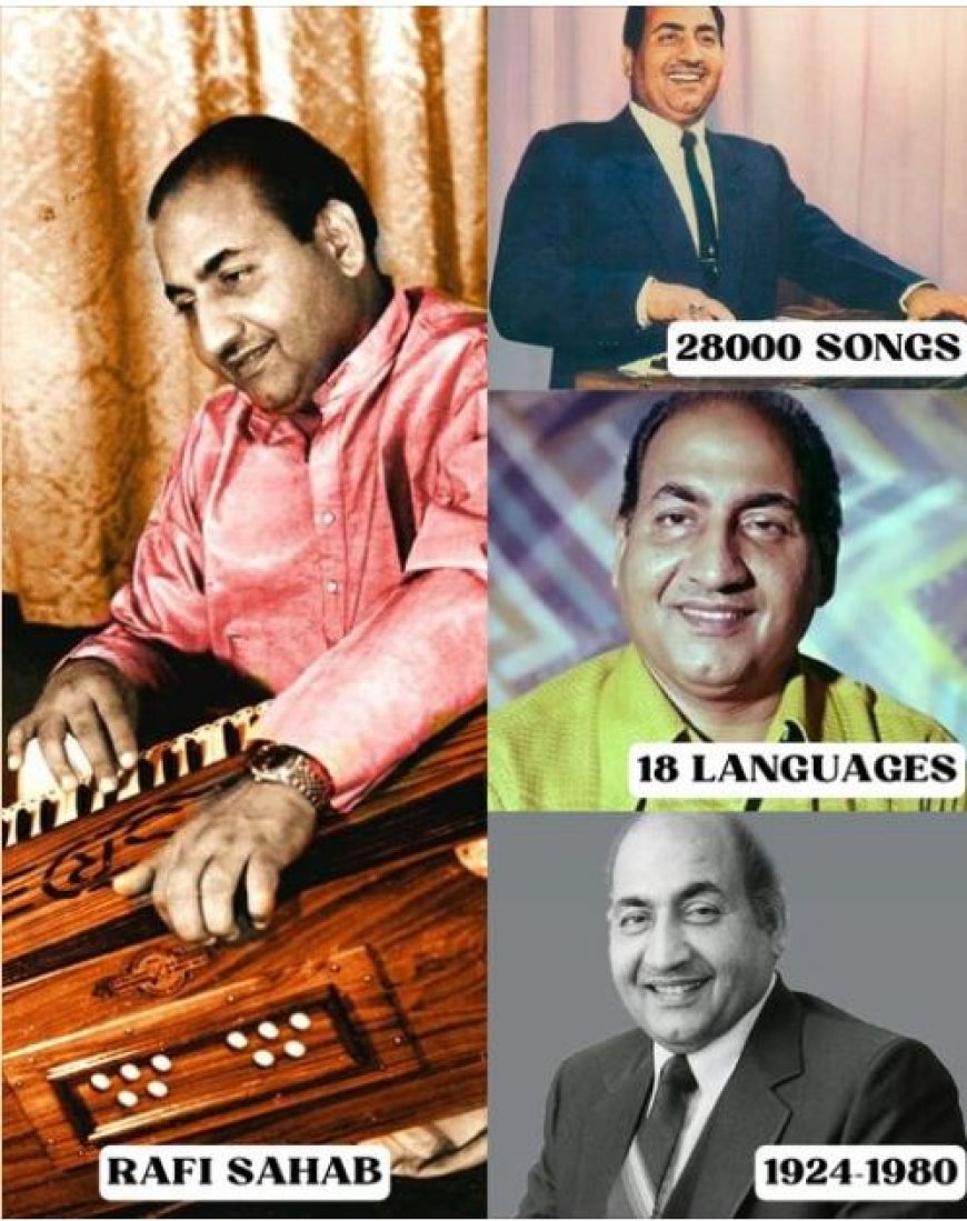 Mohammad Rafi, de legendarische playback zanger van India