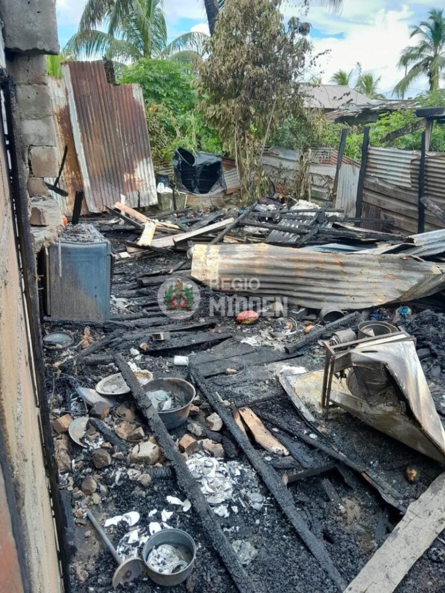 Gezin dakloos na woningbrand aan Goede Zorgweg