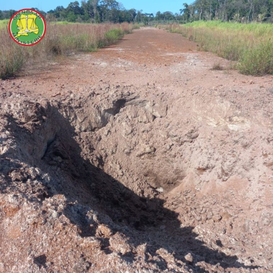 Illegale landingsbaan in Goliath Gebied onklaar gemaakt