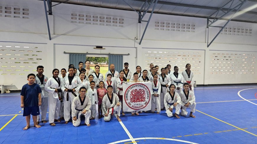 Grootmeester Mahsa Mardani geeft taekwondo masterclasses in Suriname