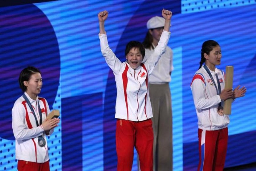 Duiken – Quan uit China wint goud op 10 meter platform voor vrouwen**