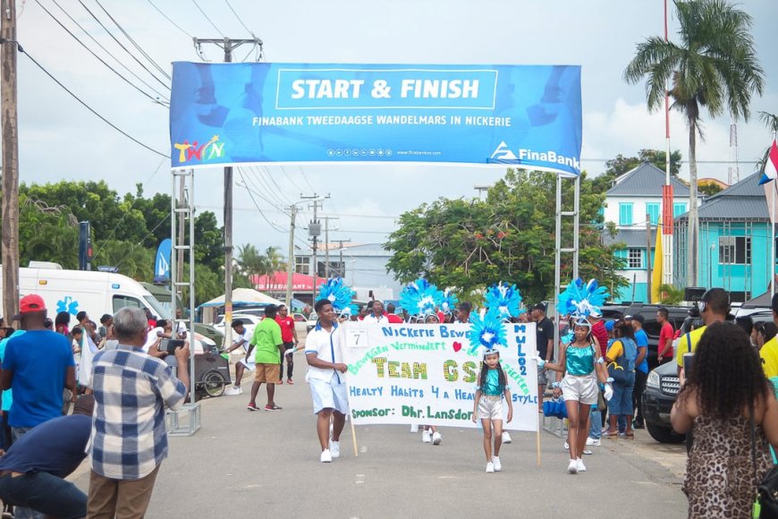 TWIN Finabank Tweedaagse Wandelmars Nickerie weer terug na vier jaar