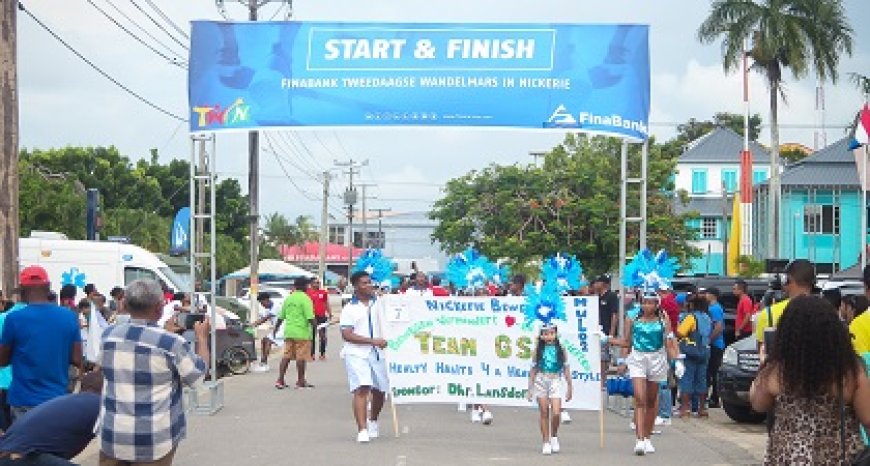 TWIN Finabank Tweedaagse Wandelmars in Nickerie wordt na 4 jaar hervat