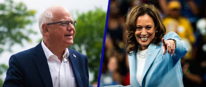 Kamala Harris gaat het samen met Tim Walz opnemen tegen Trump en Vance