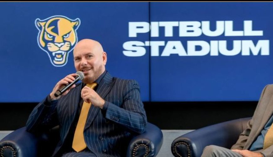 Pitbull krijgt voetbalstadion naar zich vernoemd bij FIU**