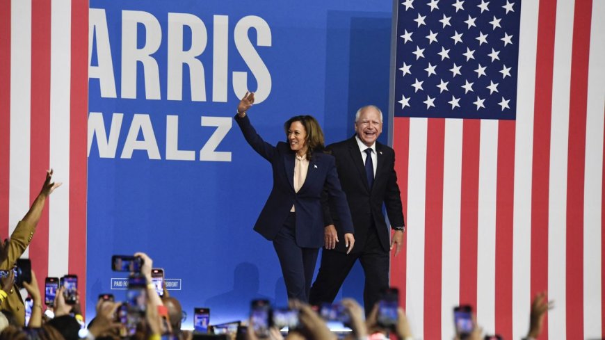 Harris’ running mate Walz haalt in eerste toespraak uit naar Trump en Vance