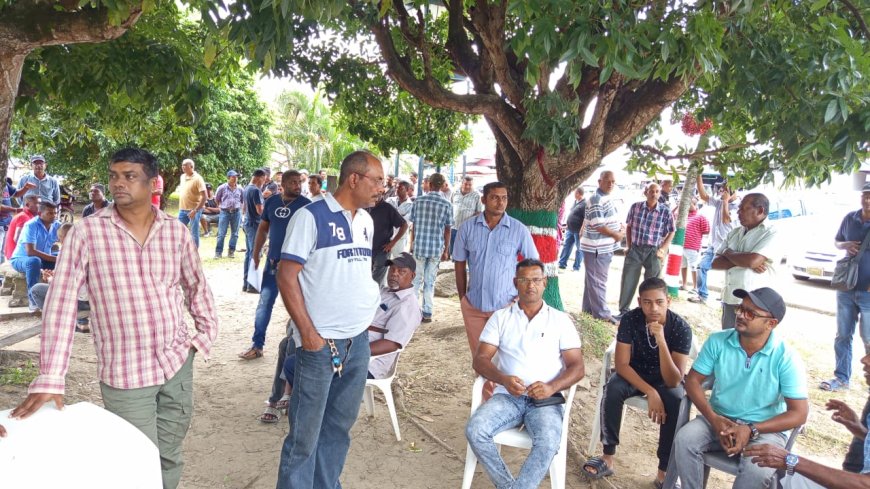 Boeren Nickerie schorten actie op