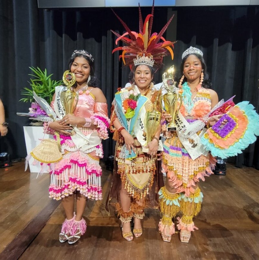 Sheniva Krimbo wint Miss Inheemse Suriname-verkiezing 2024