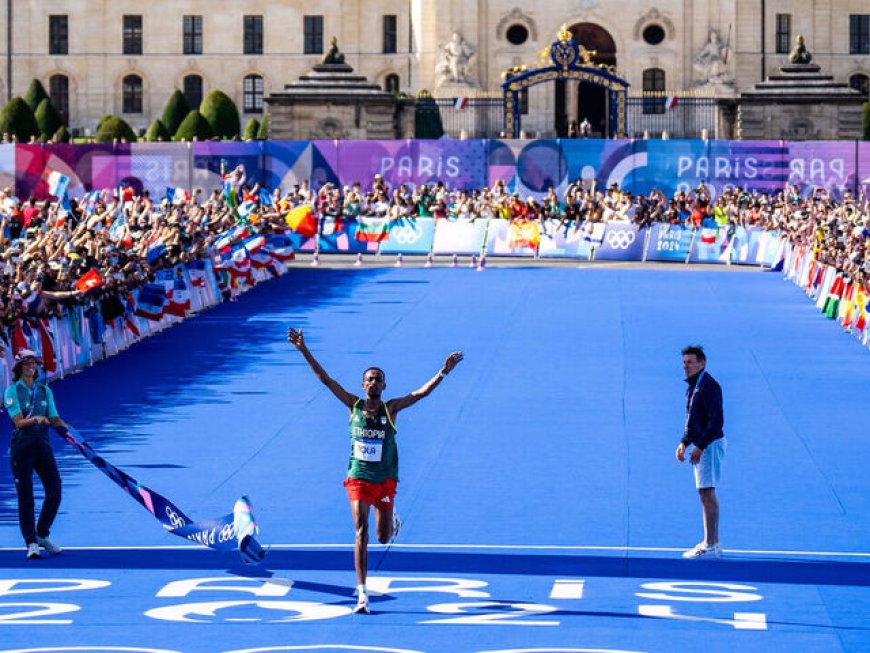 *Ethiopiër Tola wint marathon voor mannen, beëindigt dominantie van Kipchoge**