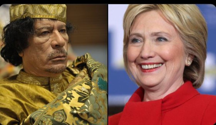 Gelekte e-mails van Hillary Clinton onthullen dat de NAVO Gaddafi heeft gedood om de vorming 