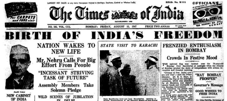 Weetje van de dag – Vandaag in 1947: India en Pakistan worden onafhankelijk