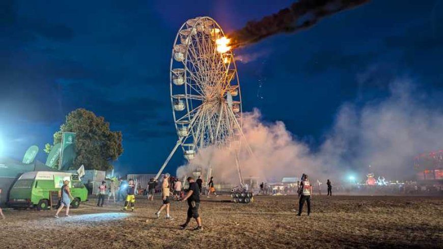 Tientallen gewonden nadat reuzenrad vuur vat in Leipzig