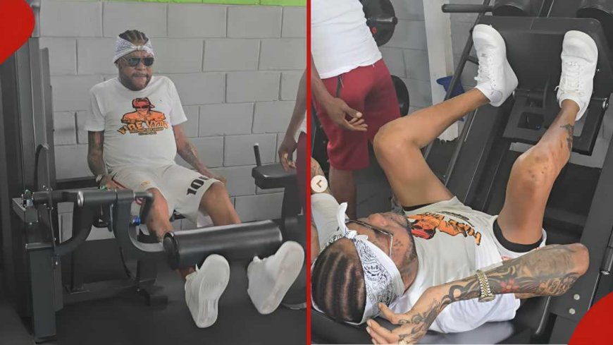 Vybz Kartel toont nieuwe toewijding aan gezondheid in workout video