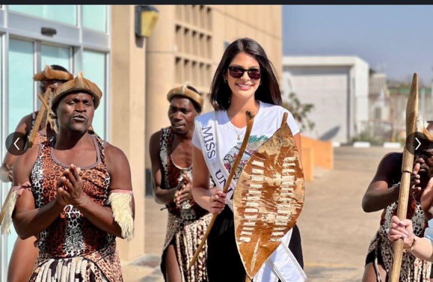 Miss Universe Sheynnis Palacios Promoot Zimbabwaans Toerisme in Victoria Falls