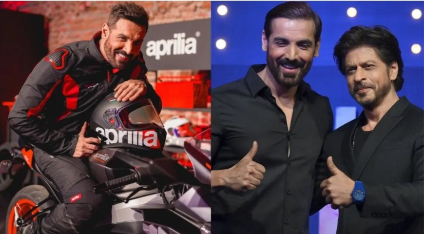 Shah Rukh Khan schenkt John Abraham een ​​motor 