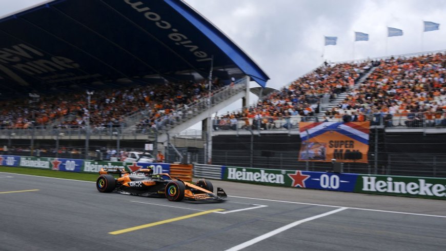 Norris troeft Verstappen af in kwalificatie voor Dutch Grand Prix