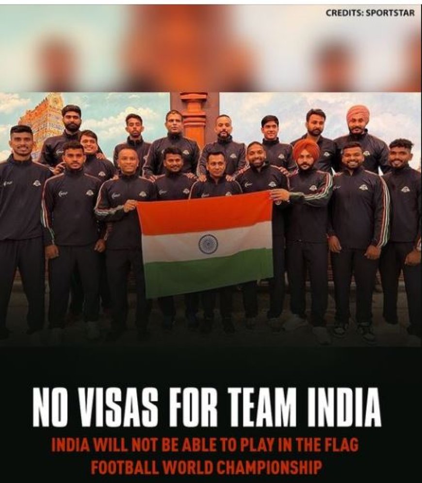 Team India Geen Visa voor Flag Football World Championship in Finland