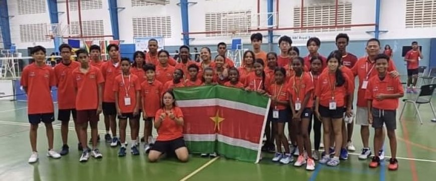 Surinaamse badmintonners doen het goed op Aruba   