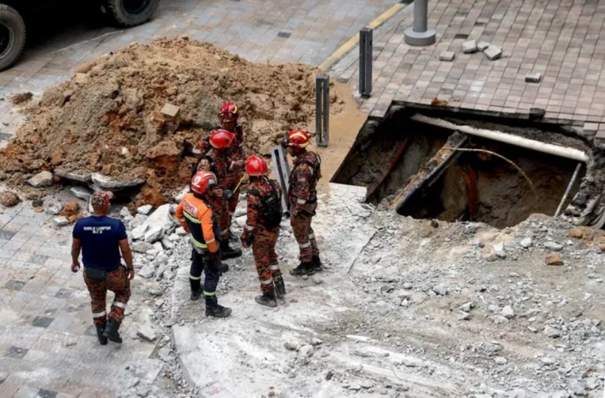 Indiase vrouw verdwijnt in sinkhole in Kuala Lumpur en is dagen later nog steeds spoorloos