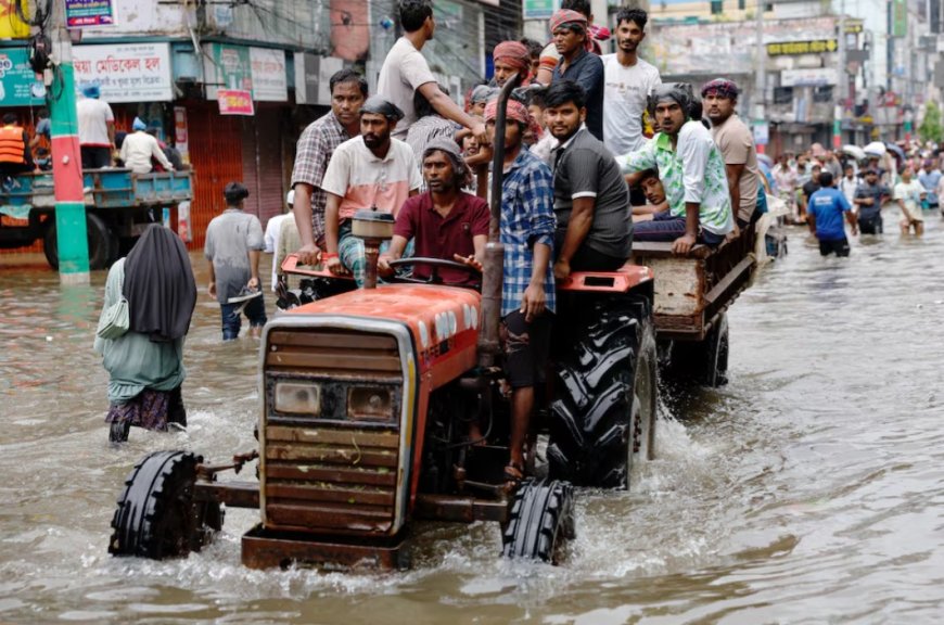 Ruim 5 miljoen mensen getroffen door overstromingen Bangladesh