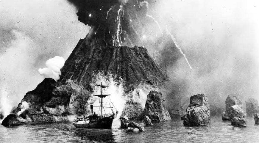 Weetje van de dag – Vandaag in 1883: Krakatoa explodeert met enorme kracht