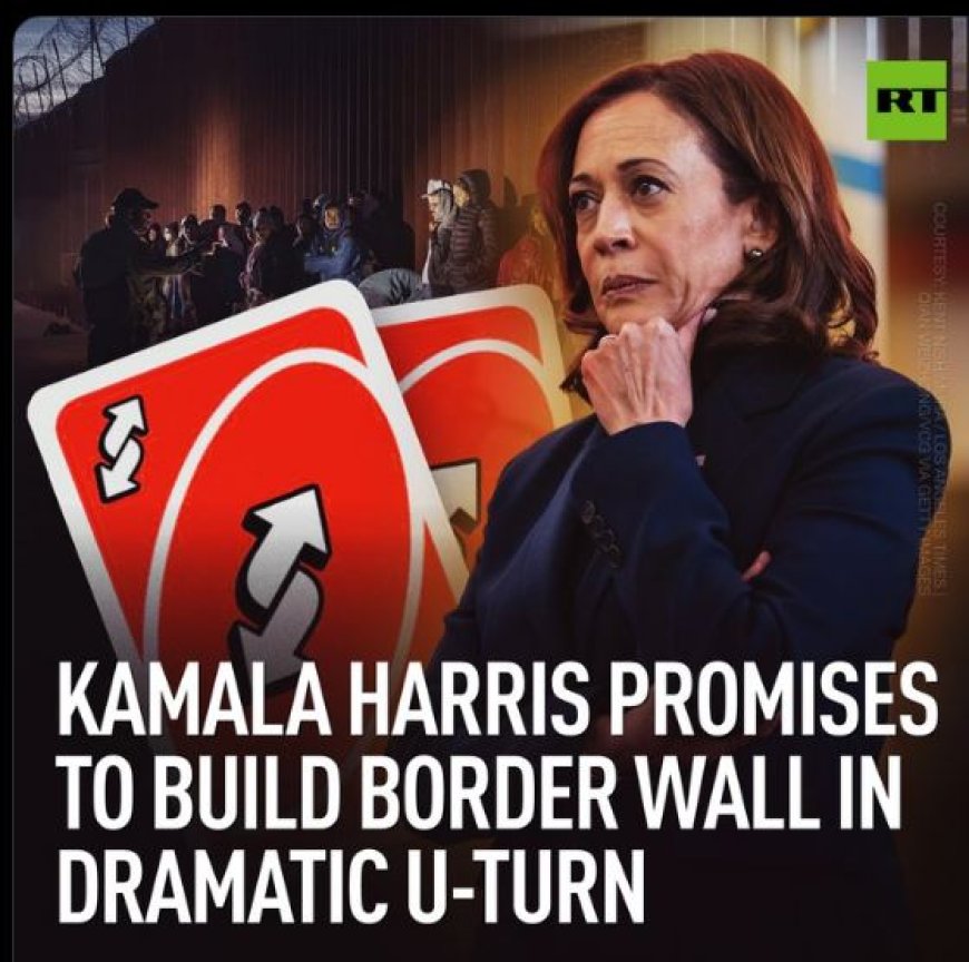 Kamala Harris belooft grensmuur tussen VS en Mexico te bouwen, ondanks dat ze deze als ‘midde