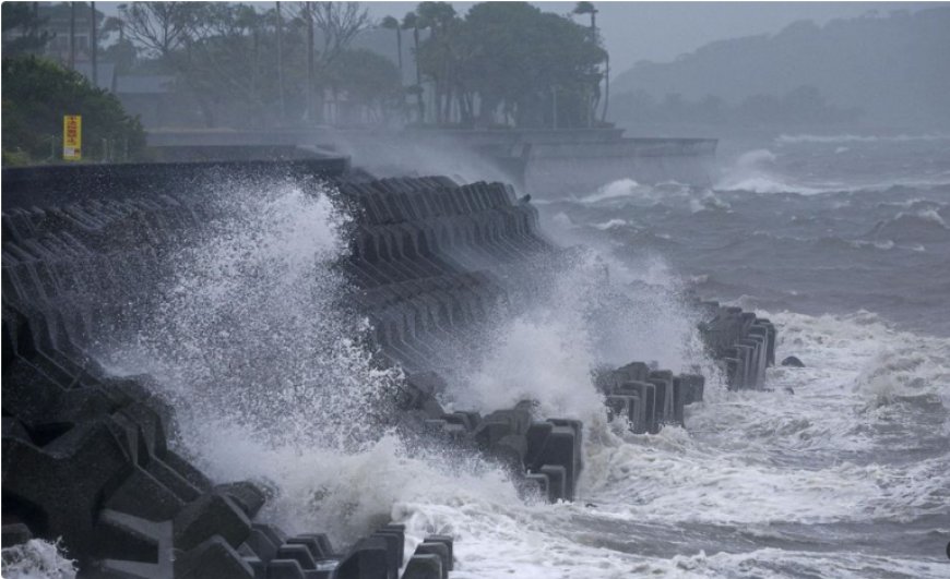 Japan zet zich schrap voor zeldzaam zware orkaan Shanshan