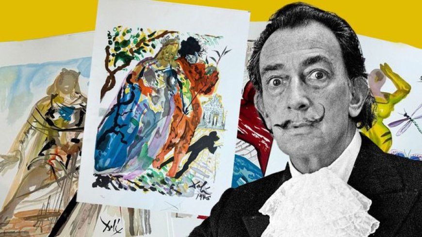 Gesigneerde prenten van Salvador Dalí na 50 jaar ontdekt in garage in Londen