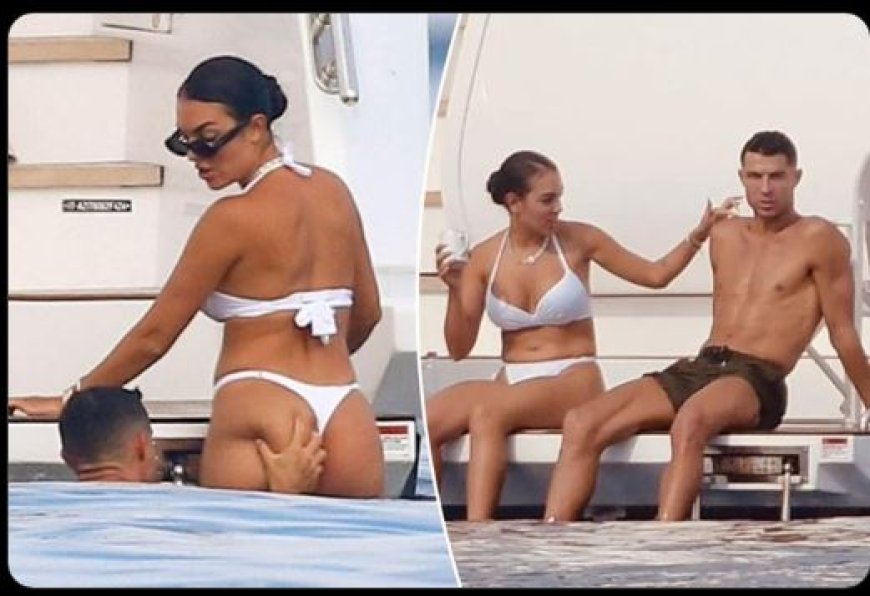 Cristiano Ronaldo Geniet van Vakantie in Saint-Tropez met Georgina Rodriguez