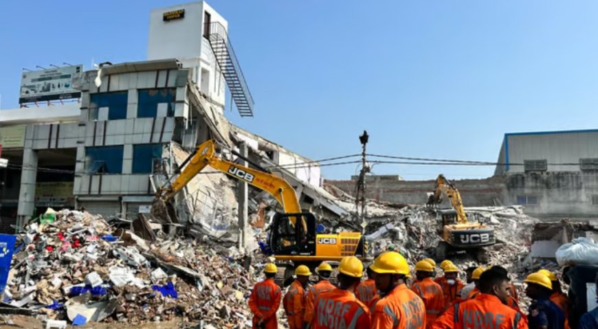 Ingestort gebouw in Lucknow, India, kost acht mensen het leven, tientallen raken gewond