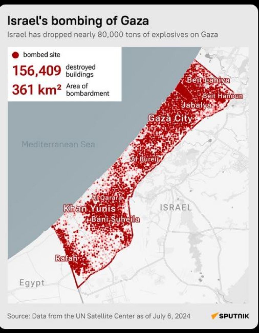 Israëls Bombardement op Gaza in Kaart Gebracht