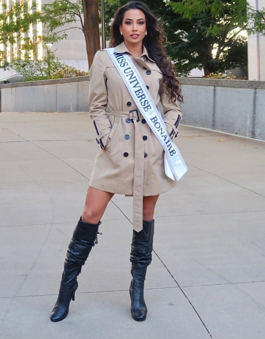 Miss Universe Bonaire schittert tijdens New York Fashion Week