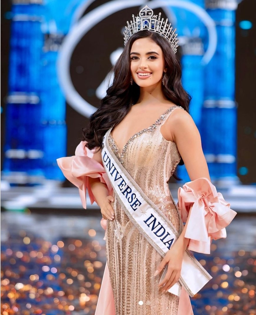 Miss Universe India 2024 Rhea Singha’s winnende moment is afhankelijk van Coldplay X BTS-hitn