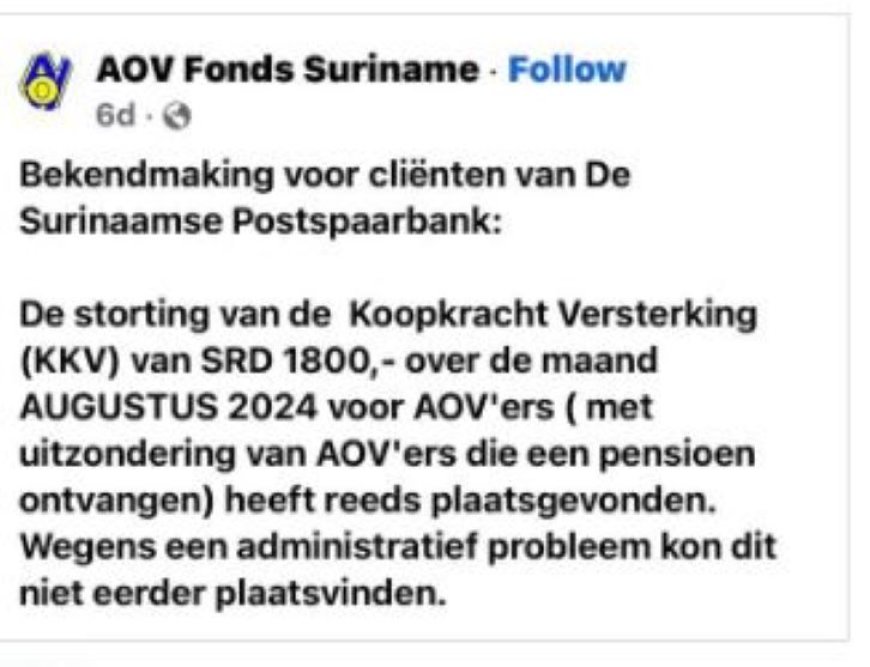 Verwarrend bericht van AOV-fonds zorgt voor onrust onder gepensioneerden