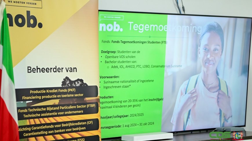 NOB informeert over studiefinancieringsmogelijkheden