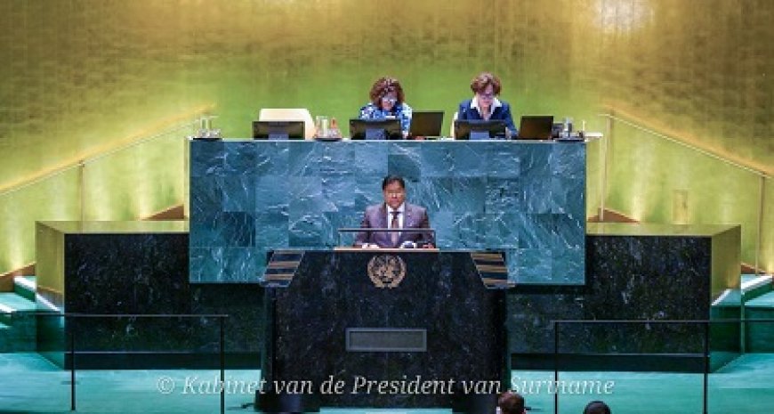 President roept op tot inclusieve hervormingen en klimaatactie tijdens VN-toespraak