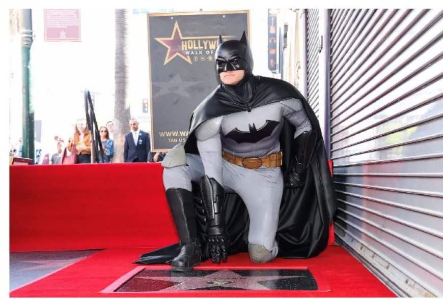 Holy Hollywood! Batman is de Eerste Superheld met een Walk of Fame-ster