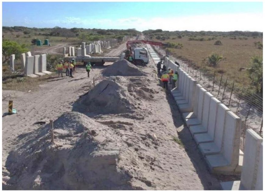 Uitbreiding van Grensmuur in Zuid-Afrika tegen Mozambique