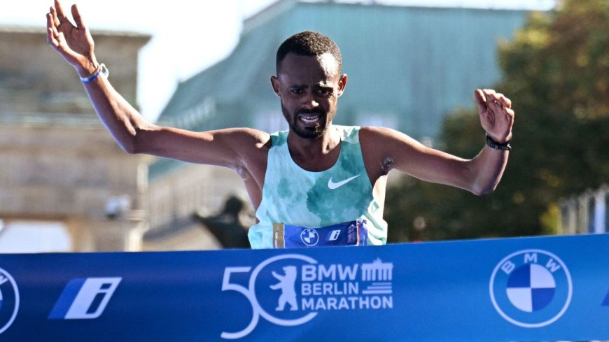 Ethiopiër Mengesha wint jubileumeditie Berlijnse marathon