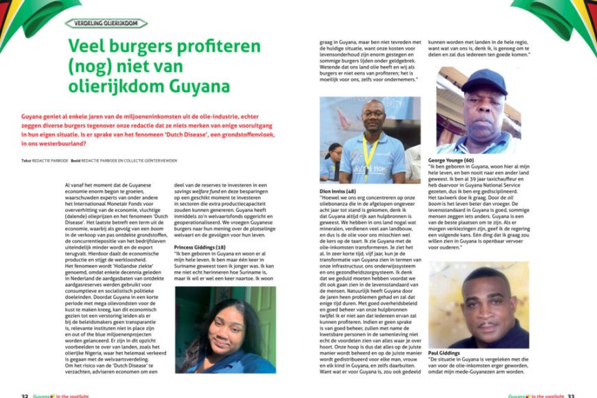 Veel burgers profiteren (nog) niet van olierijkdom Guyana – Parbode Sneak Peek