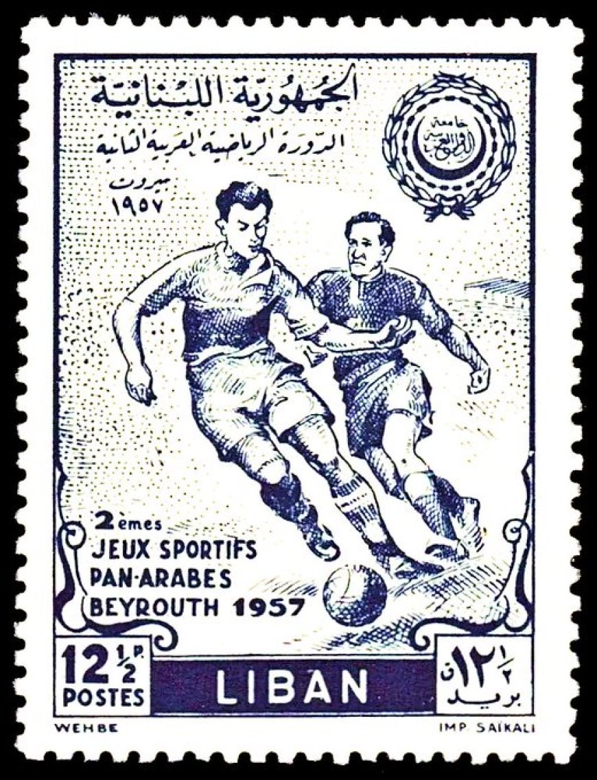 Libanon: 2e Pan-Arabische Spelen in Beiroet in 1957. 10 landen namen deel aan 12 sporten, waa