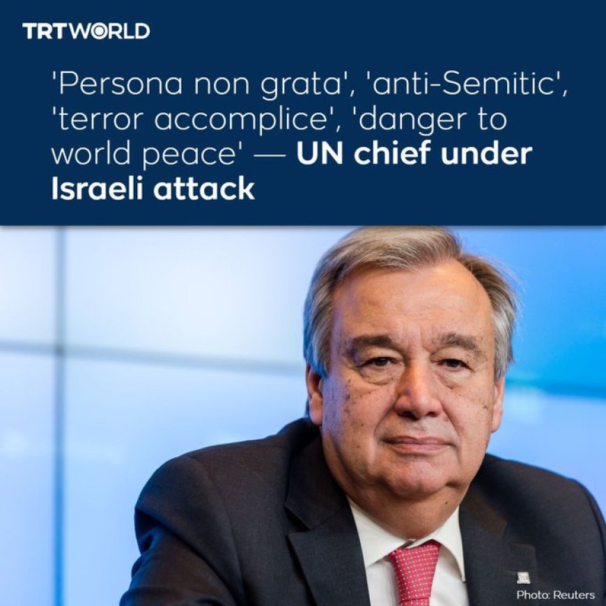 De aanvallen van Israël op Antonio Guterres vertonen een patroon en tonen een schokkende weig