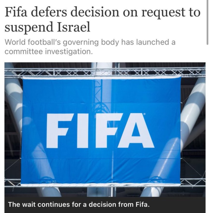 FIFA Onderzoekt Beschuldigingen van Discriminatie door Israël**